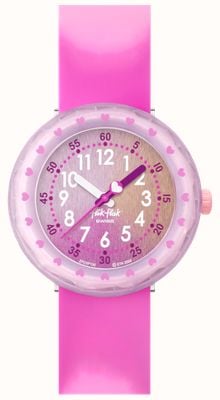 Flik Flak FUZE IN PINK (36.70mm) Pink Gradient Dial / Pink Gradient Strap FCSP130