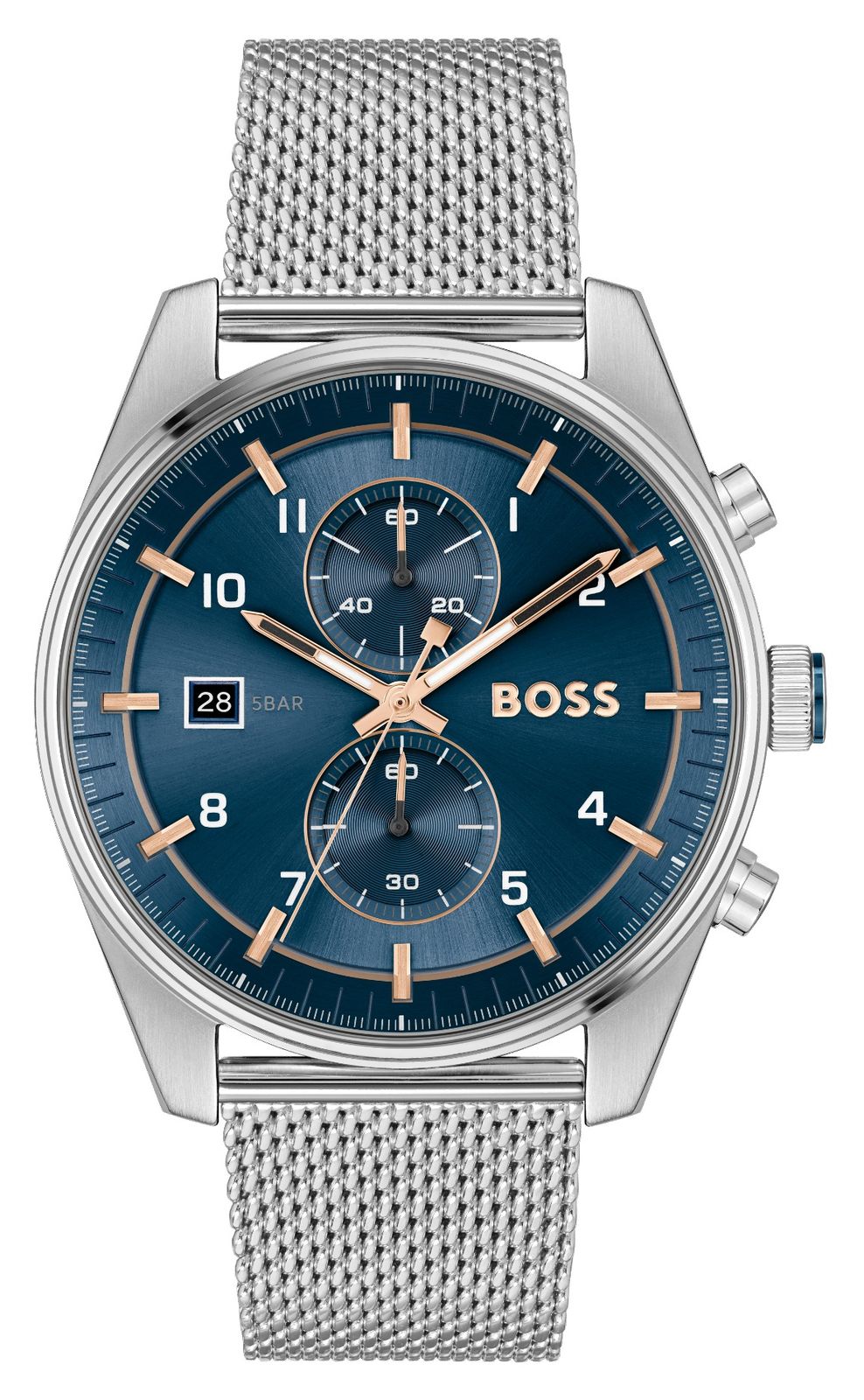 BOSS 1514149 Men's SkyTraveller (44mm) Blue Dial / Stainless Watch