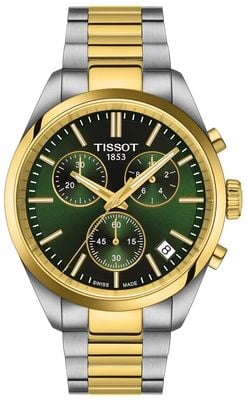 Tissot PR 100 Chronograph 40mm Mens Watch Green T1504172209100