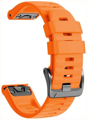 Garmin Compatible Strap Orange 26mm For Fenix 7X/8 51mm/Epix 51mm A-ORANGE26MM