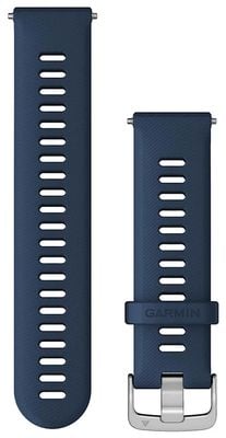Garmin Quick Release Strap Only (22mm) Tidal Blue Silicone, Silver Hardware 010-11251-3D