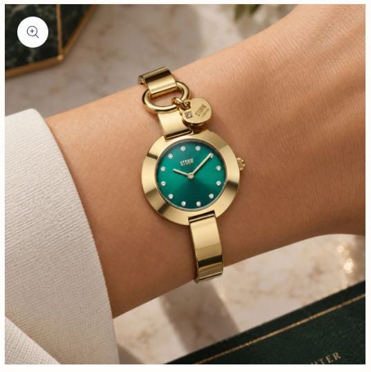 STORM STORMELE / Green Dial / Gold-Tone Stainless Steel Bracelet 47572/GD/GN - alternate view 3