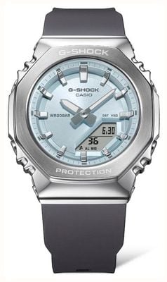 Casio G-Shock Core Metallic Colour Dial Series (40.5mm) Blue Dial / Grey Bio-Based Resin Strap GM-S2110-2AER