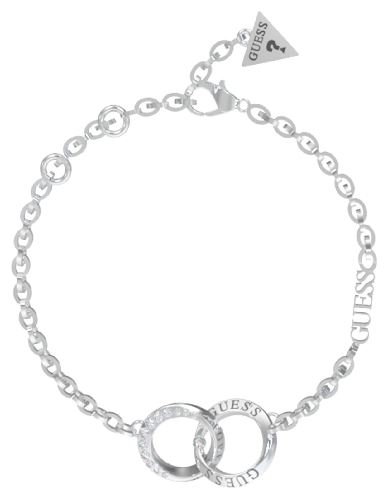 Guess UBB02187RHL Rhodium Plated Mini Forever Interlocking Jewellery