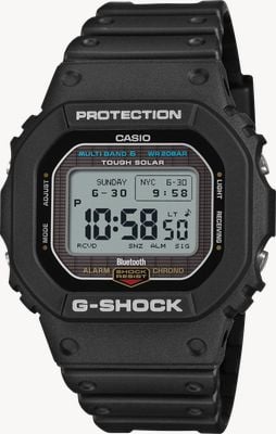 Casio G-Shock Digital 5600 Series (44.1mm) Digital MIP Display / Black Resin Band GW-BX5600-1ER