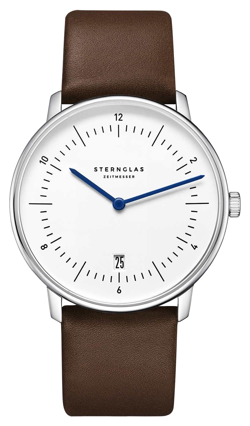 STERNGLAS S01-NA44-PR04 Naos Quartz (38mm) White Dial / Watch