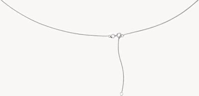 Elements Gold 9ct White gold Diamond Cut Chain 45cm GN143