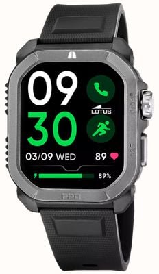 Lotus SmarTime 2nd Gen GPS Smartwatch (42.7mm) Digital Display / Black Rubber Strap 50200/1