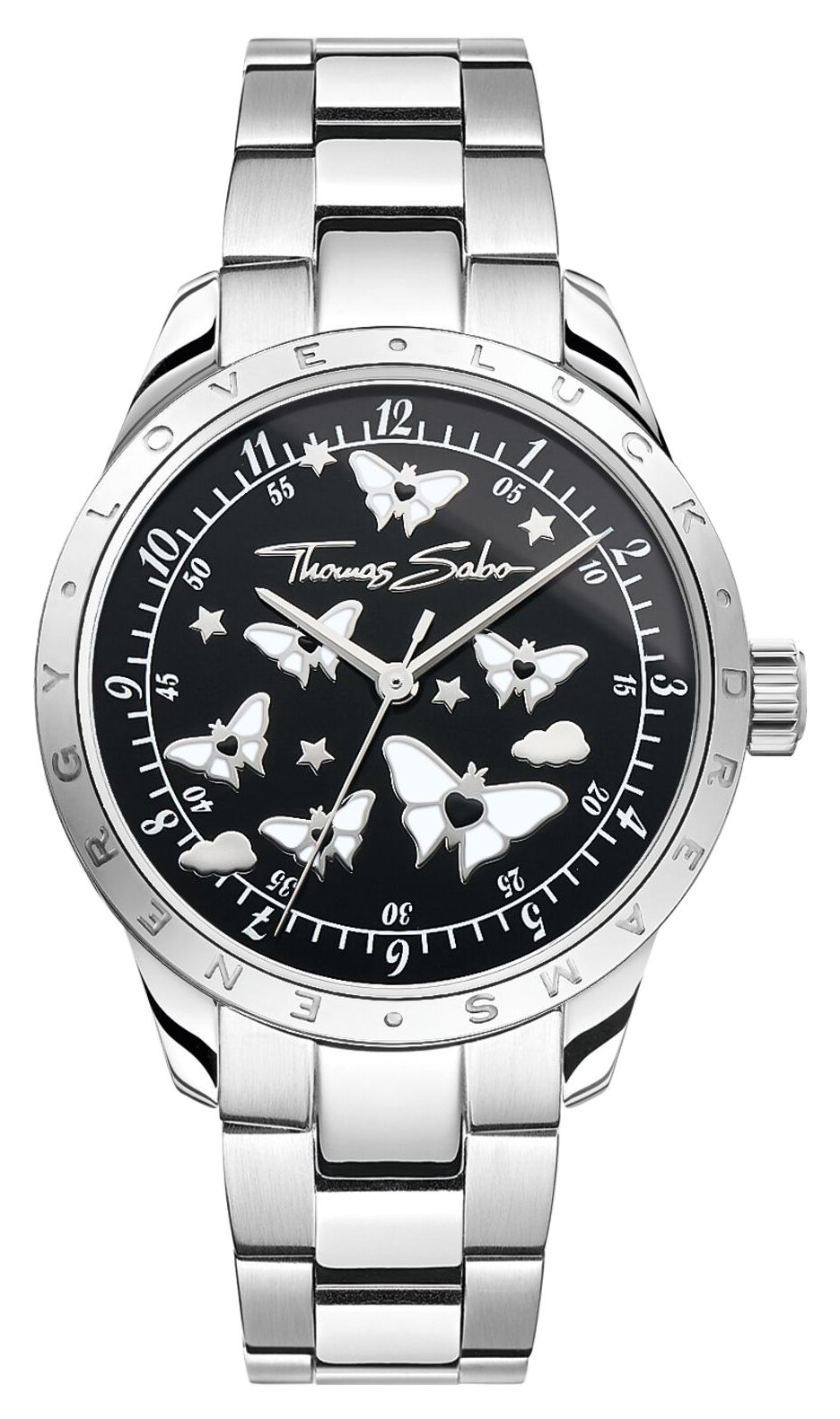 Thomas Sabo WA0432-201-203 Glowing Butterflies (34mm) Black Watch