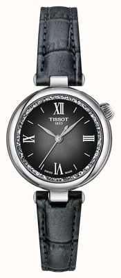 Tissot Desir Quartz (28mm) Black Gradient Dial / Grey Leather Strap T1520101603800