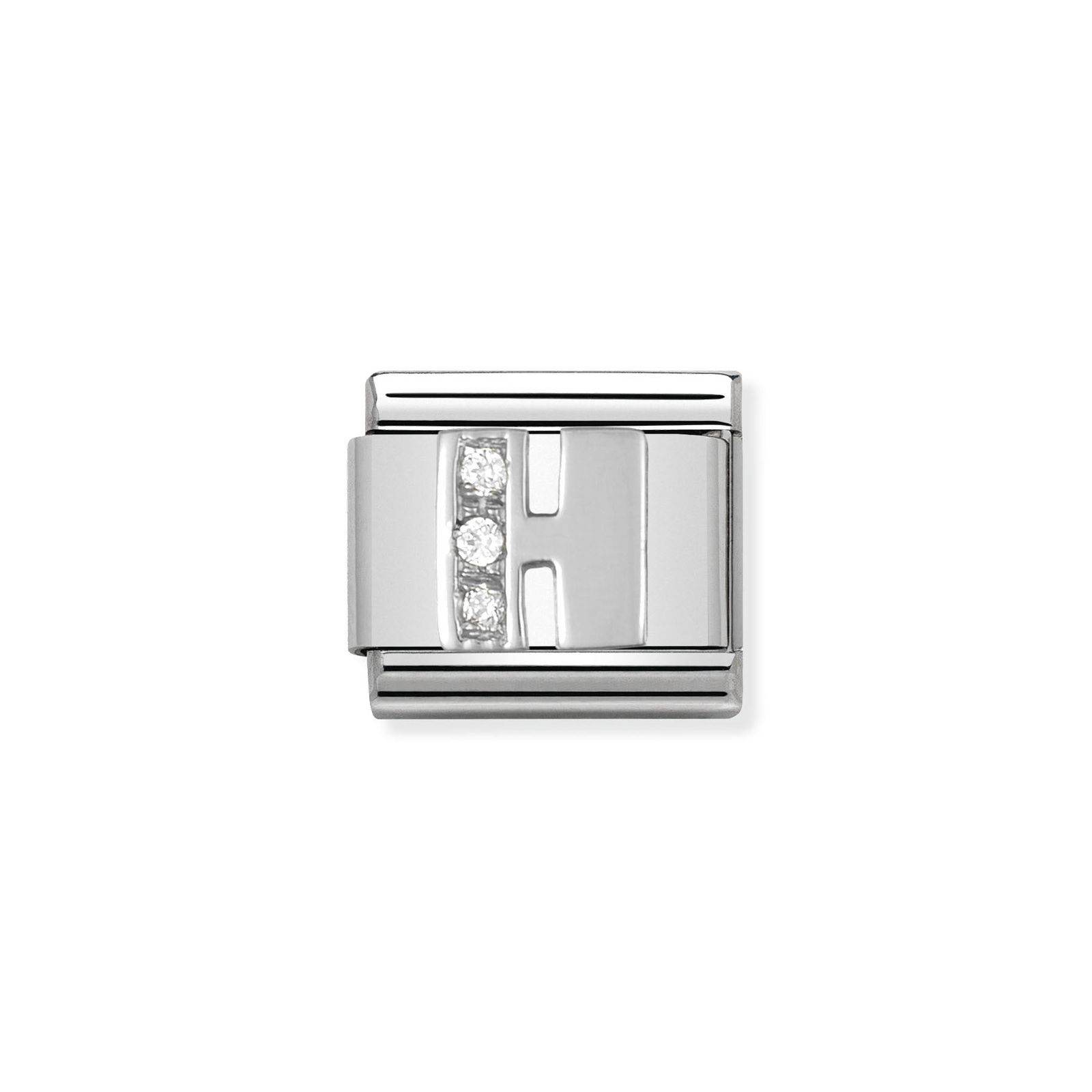 Nomination 330301/08 Classic Letter H Sterling Silver & Jewellery
