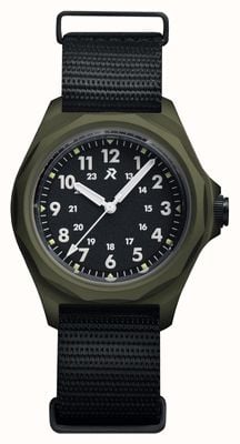 RZE Urbanist Solar Lodgepole Pine Special Edition (36mm) Black Dial / Black Double Pass Nylon Strap URB-36-LP