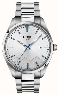Tissot PR 100 Jungfraubahn Quartz Special Edition (40mm) Silver Dial / Stainless Steel Bracelet T1504101103100