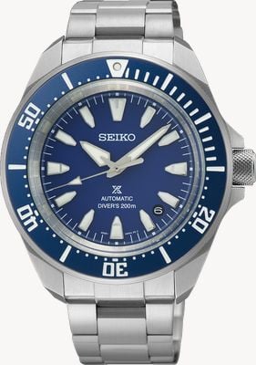 Seiko Prospex 4R Compact Mechanical Diver (41.7mm) Cobalt Blue Dial / Stainless Steel Bracelet SRPL51K1