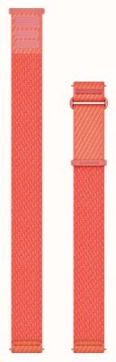 Garmin Quick Release Bands (20mm) Coral/Red Pink ComfortFit Fabric - Strap Only 010-14400-04