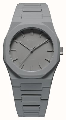 D1 Milano Polycarbon Akebia (37mm) Matte Grey Dial / Grey Polycarbonate Strap PCBU03