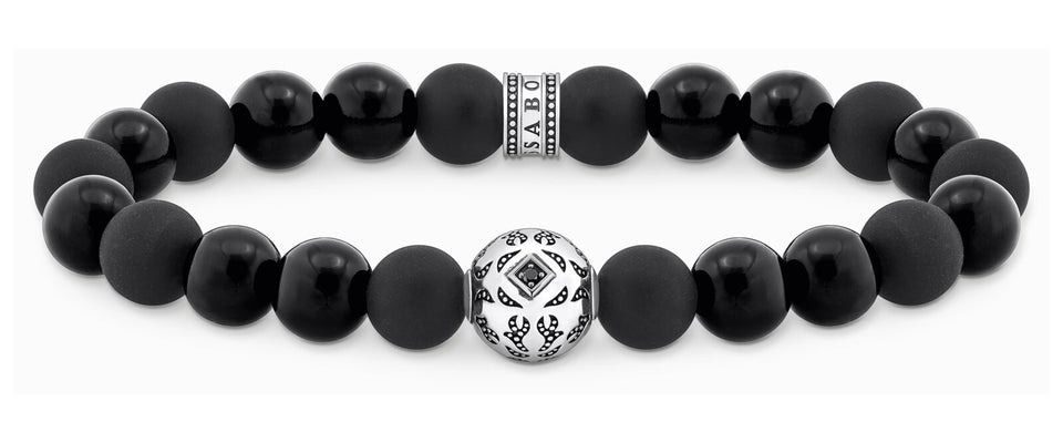 Thomas Sabo A2145-705-11-L19 Silver Blackened Beads Bracelet Jewellery