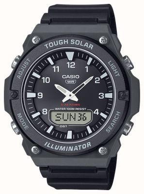 Casio Tough Solar Multifunction (50.1mm) Black Dial / Black Resin Band AQ-S820W-1AVEF