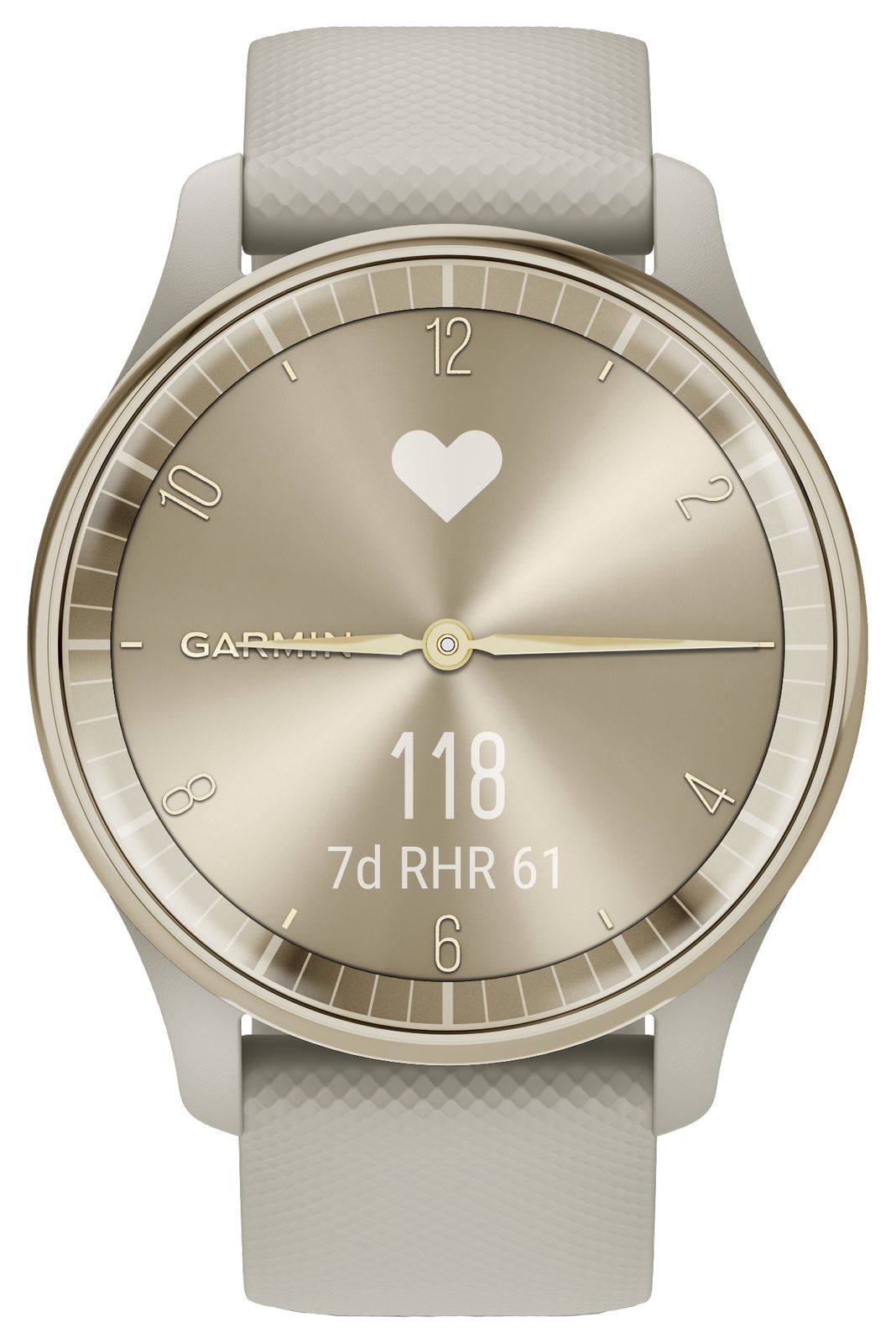 Garmin 010-02665-02 Vivomove Trend Cream Gold Stainless Watch