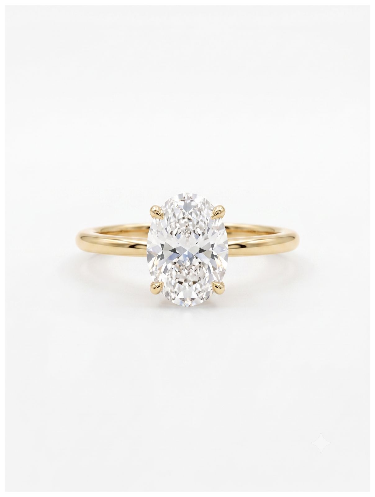 James Moore & Co LGDR051-N 9ct Yellow Gold 1.02ct Oval Cut Jewellery