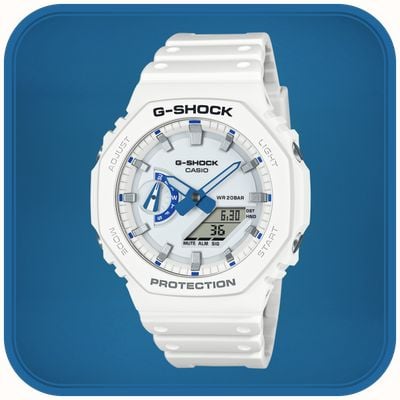 Casio G-Shock x The Fantastic Four First Steps (45.4mm) White Dial / White Bio-Based Resin Strap GA-2100HDS-7AER