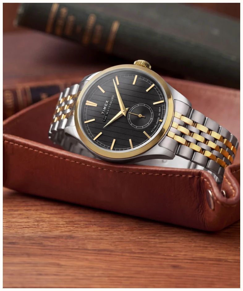Timex Waterbury Classic Sub-Second 39mm Stainless Steel Bracelet TW2Y91900 - alternate view 6