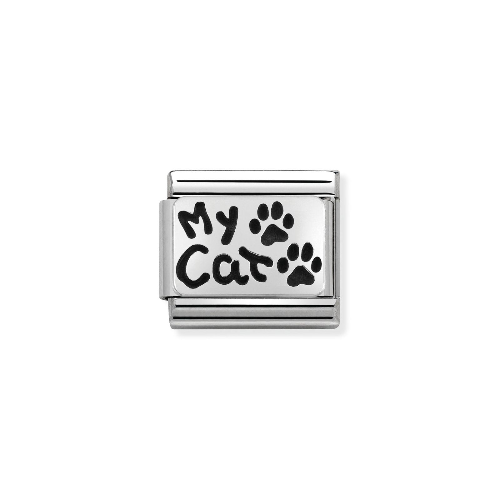 Nomination 330102/36 Classic Cat Oxidised Sterling Silver & Jewellery
