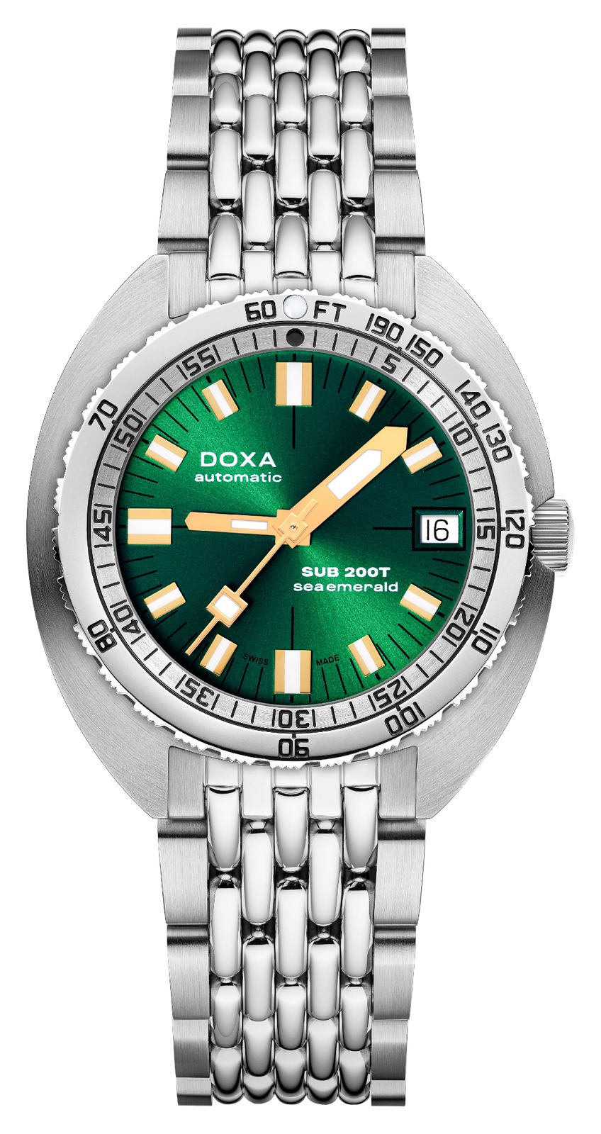 DOXA 804.10.131S.10 SUB 200T Sea Emerald (39mm) Green Sunray Watch