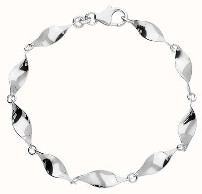 Silver Bracelet Medium Wave Link H7240-19