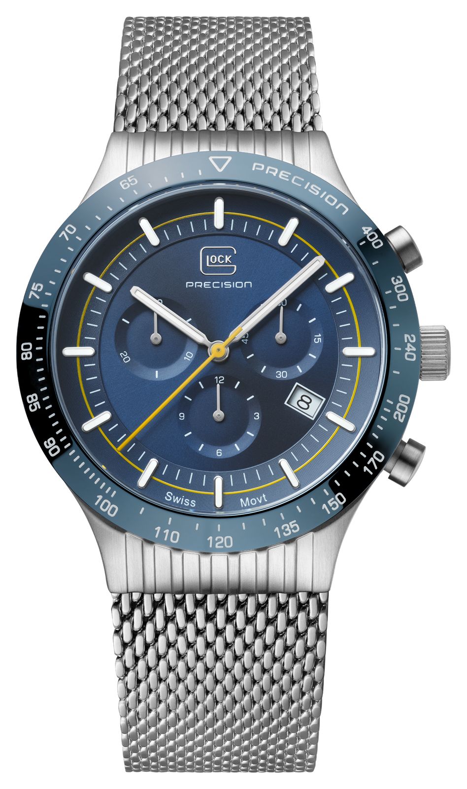 GLOCK Precision GW-34-3-24 Chronograph (43mm) Blue Dial / Watch
