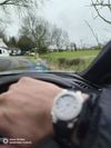 Customer picture of Alpina Alpiner Extreme Solameter (37.5mm) White Triangle Pattern Dial / Black Silicone Strap AL-140W3AE6