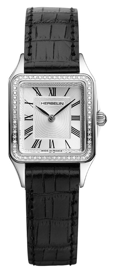 Herbelin 17457AP62Y01 Luna Diamond Quartz (24mm) Silver Watch