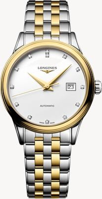 LONGINES Flagship Classic Automatic - Diamond (30mm) White Dial / Two-Tone Stainless Steel Bracelet L43743177