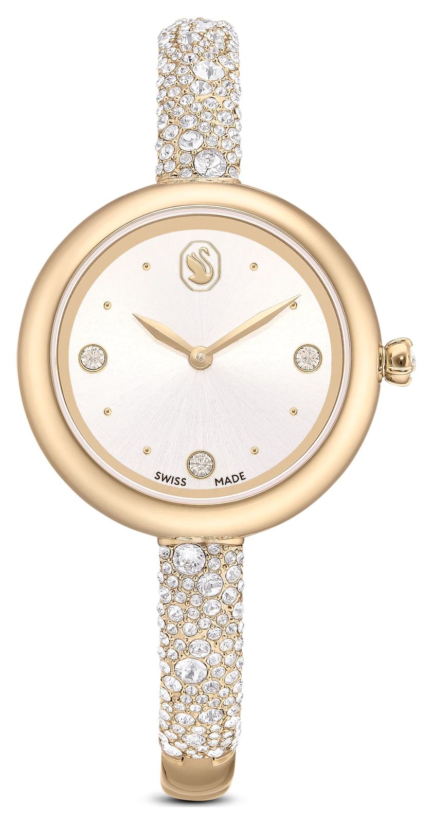 Swarovski 5734635 Sublima Bangle (28mm) Silver Sunray Dial Watch