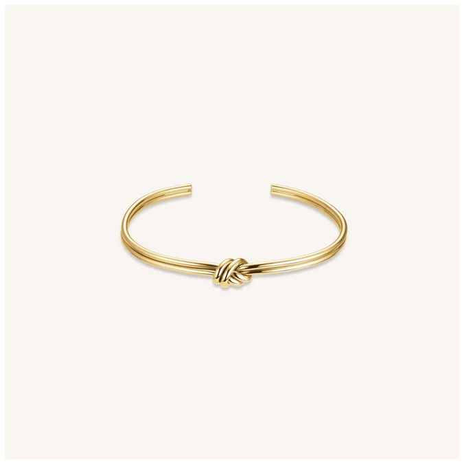 Rosefield Jewellery JBSKG-J1061 Statement Gold Plated Knot