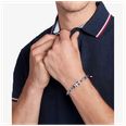 Tommy Hilfiger Stainless Steel Rectangle Belcher Chain Bracelet 2790749 - alternate view 2