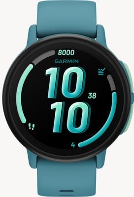 Garmin Bounce 2 - LTE Connected Kids Smartwatch (43mm) Turquoise with Turquoise Silicone Band 010-03399-02