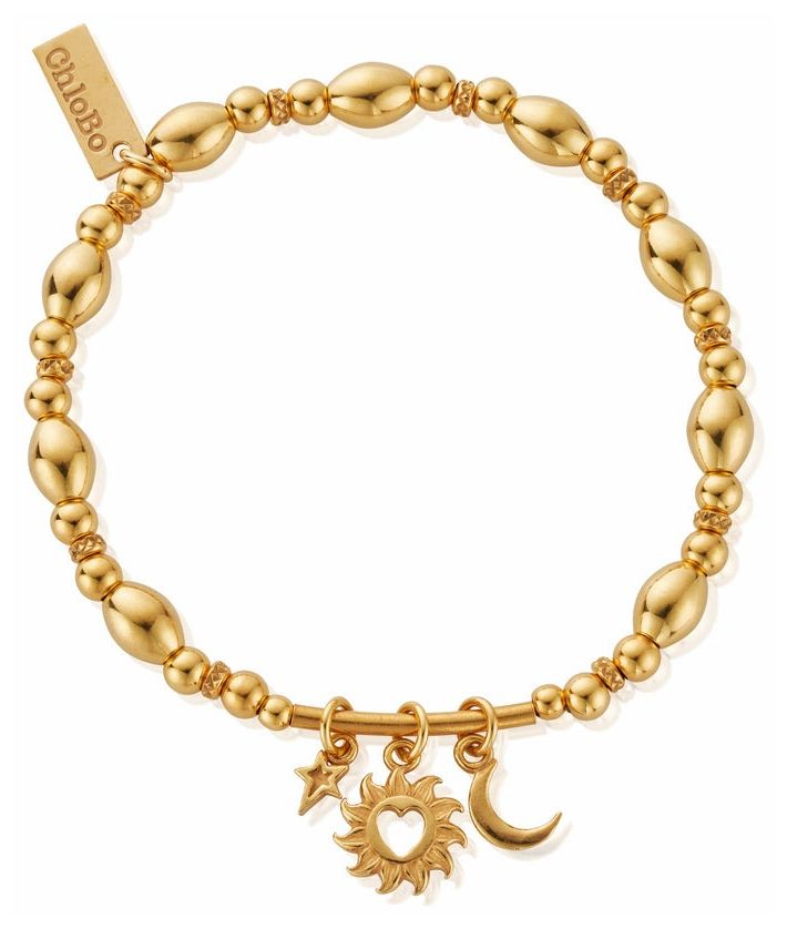 ChloBo GBMULLL Love And Light Gold-Plated Bracelet Jewellery