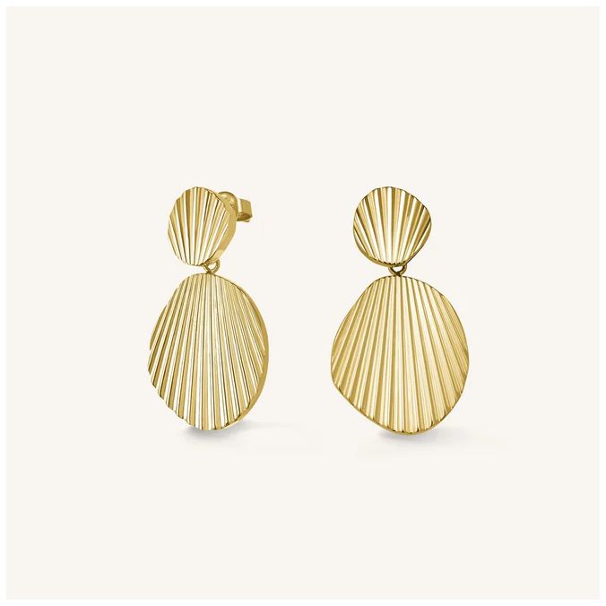 Rosefield Jewellery JSSHEG-J169 Ladies Gold Shell Shape