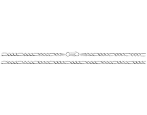 Treasure House G1144/20 Silver 20" Figaro Chain Jewellery
