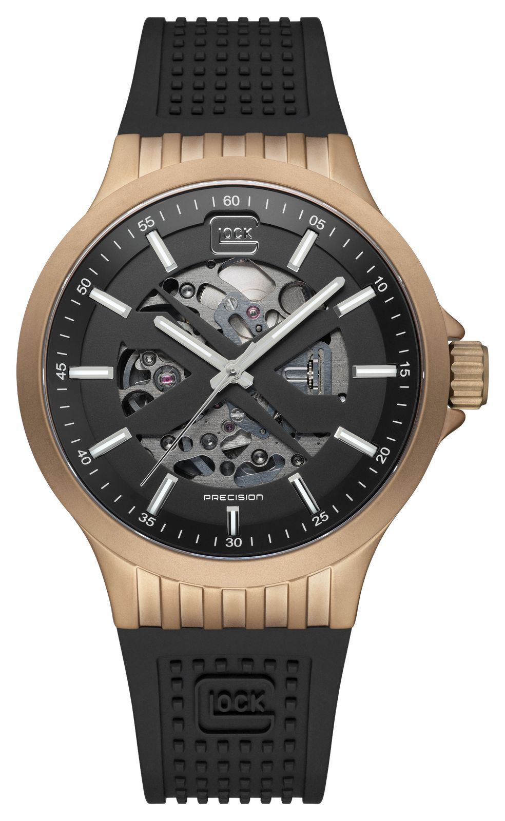 GLOCK Precision GW-14-2-24 Skeleton Automatic (44mm) Black Watch