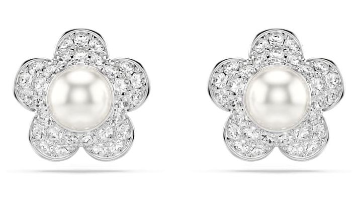 Swarovski 5756098 x Ariana Grande Flower Round-Cut Rhodium- Jewellery