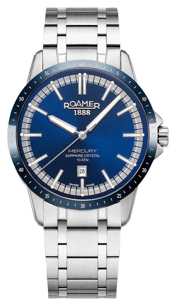Roamer 968833 41 45 20 Mercury Classic Quartz (42mm) Blue Watch