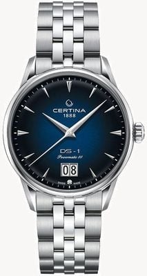 Certina DS-1 Big Date | Powermatic 80 | Stainless Steel Bracelet C0294261104100