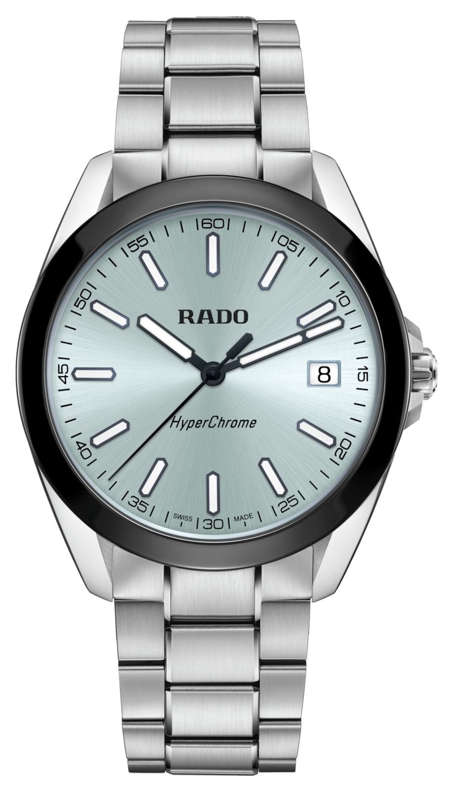RADO R32280213 HyperChrome Quartz (41.5mm) Ice-Blue Sunray Watch