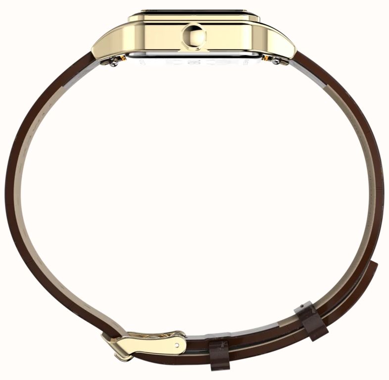 Timex Addison 23mm Leather Strap Stainless steel TW2Y90700 - alternate view 4