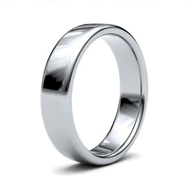 James Moore Wedding Rings | Palladium 500 | 5mm | Medium | Soft Court | AG_5LMS-PD5