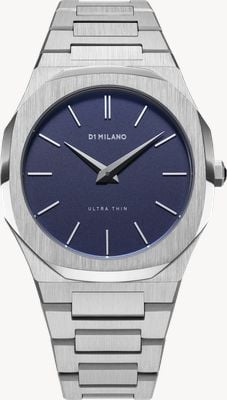 D1 Milano Ultra Thin Ocean (38mm) Matte Ocean Blue Dial / Stainless Steel Bracelet UTBU01