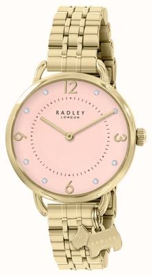 Radley Women's (32mm) Pink Dial / Gold-Tone Stainless Steel Bracelet RY4634