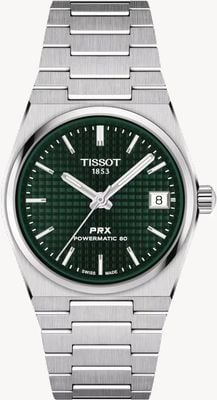 Tissot PRX Powermatic 80 (35mm) Green Dial / Stainless Steel T1372071109100